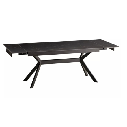 Imperia bővíthető étkezőasztal fekete 180-240 cm