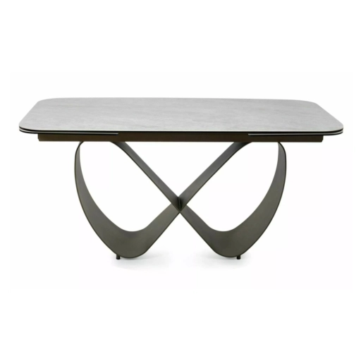 Infinity bővíthető étkezőasztal kerámia bézs/réz 160-240 cm