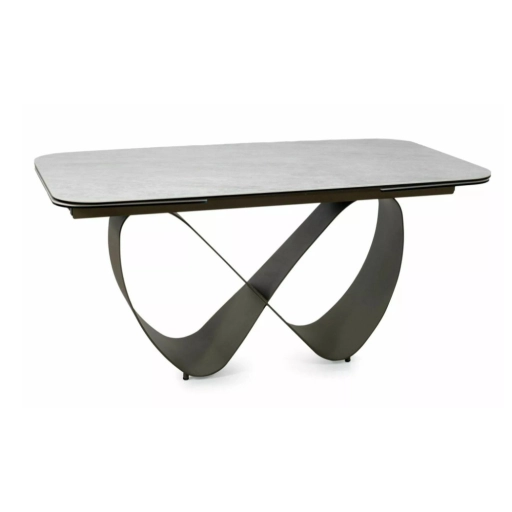 Infinity bővíthető étkezőasztal kerámia bézs/réz 160-240 cm