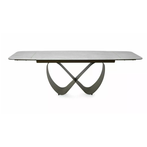 Infinity bővíthető étkezőasztal kerámia bézs/réz 160-240 cm