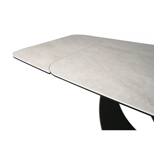 Infinity bővíthető étkezőasztal kerámia bézs/réz 160-240 cm