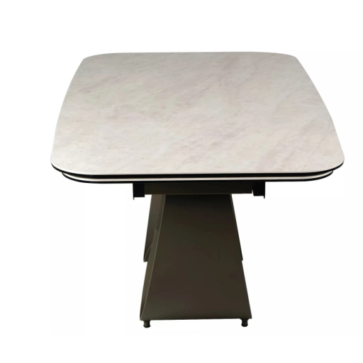 Infinity bővíthető étkezőasztal kerámia bézs/réz 160-240 cm