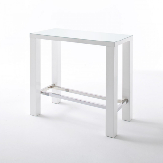 JAM Magasfényű Fehér Bárasztal 120cm