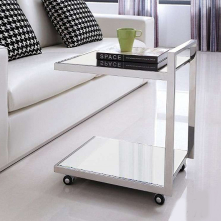 Rollreposa lerakóasztal fehér 40x52x62 cm