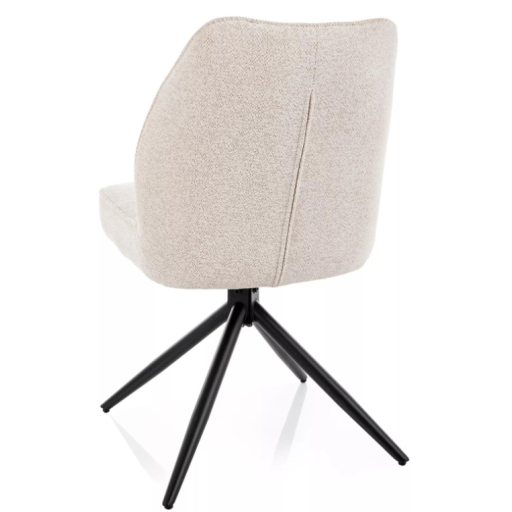 John Raven forgatható étkezőszék bézs/fekete