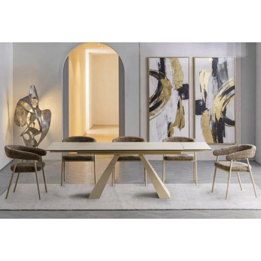 Katana karfás étkezőszék cappuccino/kasmír