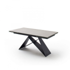 KOBE Világosszürke Bővíthető Kerámia Étkezőasztal 160-240cm