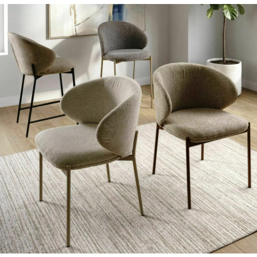 Kioto D étkezőszék bézs/dió