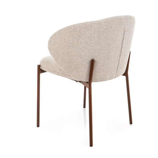 Kioto D étkezőszék világosbézs/dió