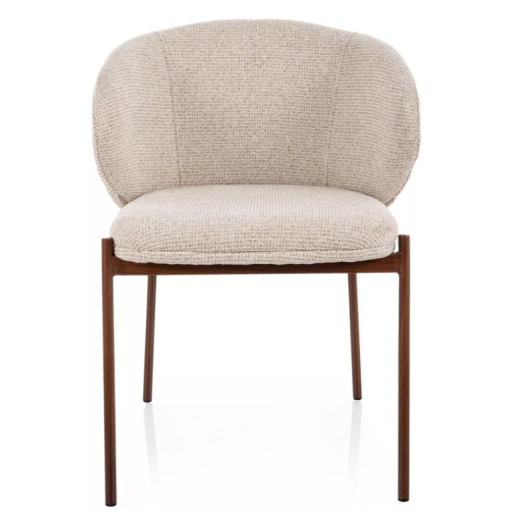 Kioto D étkezőszék világosbézs/dió