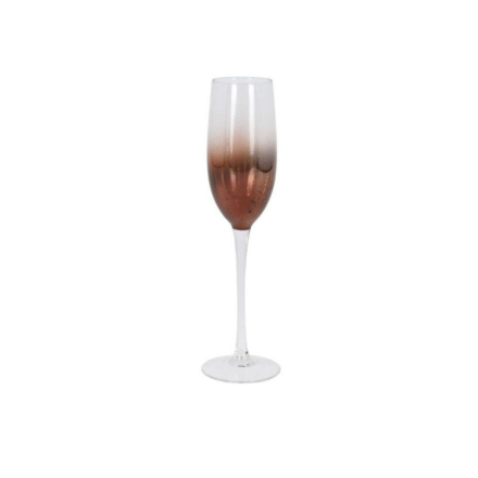 Cinderella ombre pezsgős pohár réz színben