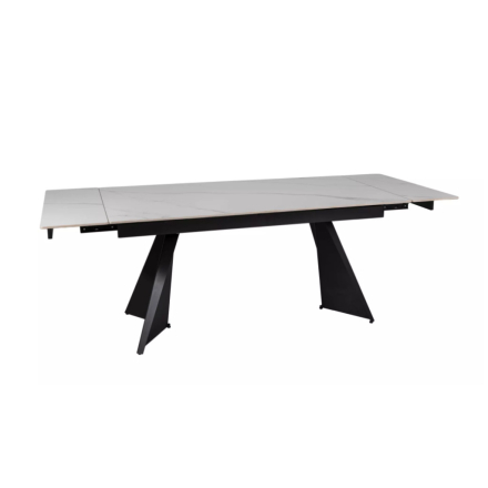 Laconi bővíthető étkezőasztal fehér 160-220 cm