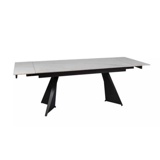 Laconi bővíthető étkezőasztal fehér 160-220 cm