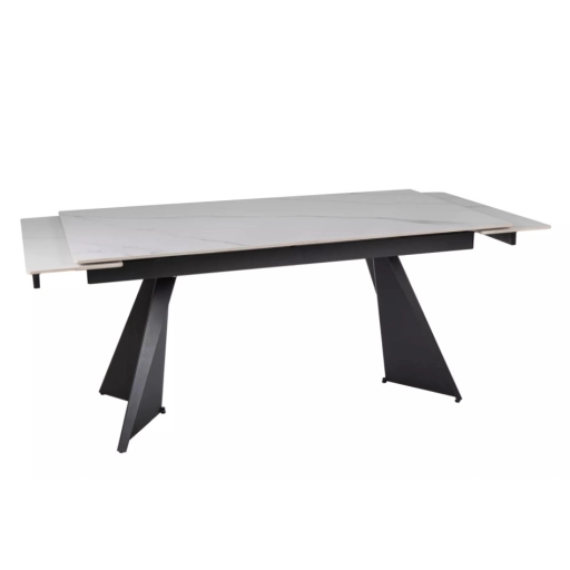 Laconi bővíthető étkezőasztal fehér 160-220 cm