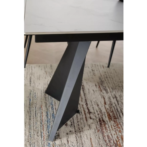 Laconi bővíthető étkezőasztal fehér 160-220 cm