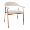 Lagos D Raven étkezőszék világosbézs/tölgy
