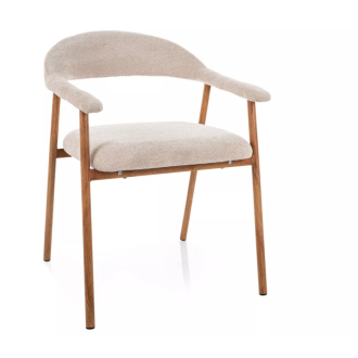 Lagos D Raven étkezőszék bézs/tölgy