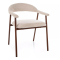 Lagos D Raven étkezőszék bézs/dió