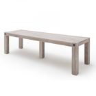 LEEDS Tömör Fehérített Tölgy Étkezőasztal 300x120cm