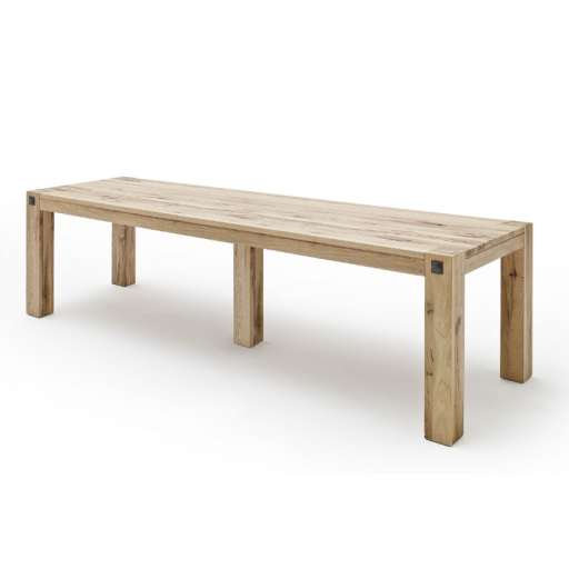 LEEDS Tömör Vad Tölgyfa Étkezőasztal 400x120cm