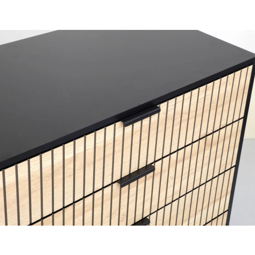 Mago K2 komód tölgy / fekete