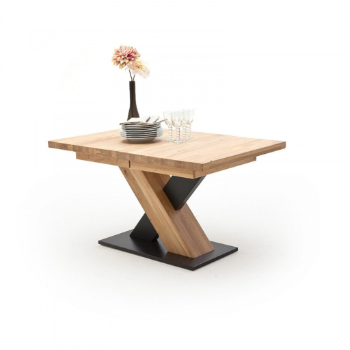 MENDOZA A Fehérített Tömör Tölgyfa Bővíthető étkezőasztal 180-270cm