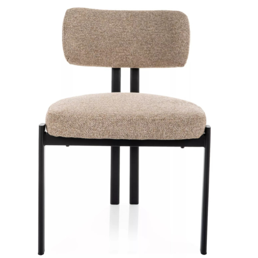 Misaki étkezőszék bézs/fekete