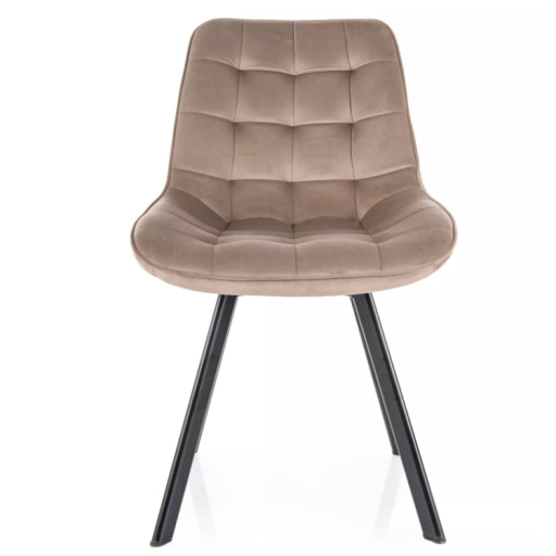 Monti forgatható bársony étkezőszék sötétbézs