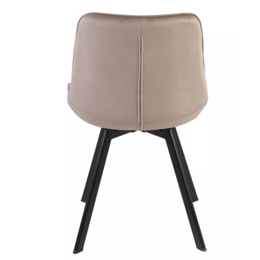 Monti forgatható bársony étkezőszék sötétbézs