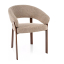 Nagoja D étkezőszék bézs/dió