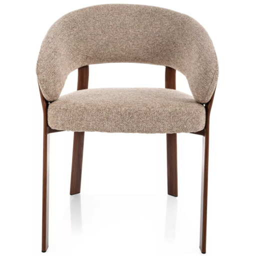 Nagoja D étkezőszék bézs/dió