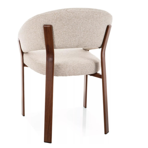 Nagoja D étkezőszék világosbézs/dió