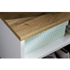 Nia 2 előszoba szett wotan tölgy, fehér