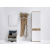 Nia gardrób szekrény wotan tölgy, fehér balos 58 x 205 cm