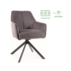 Notti Brego forgatható étkezőszék sötétszürke