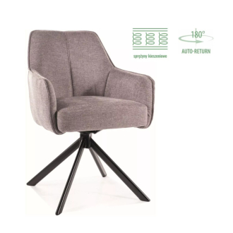 Notti Brego forgatható étkezőszék szürke