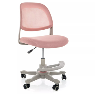 Q-027 forgószék lábtartóval rózsaszín