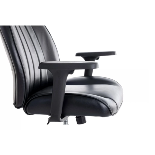 Q-093 eco-bőr forgószék fekete