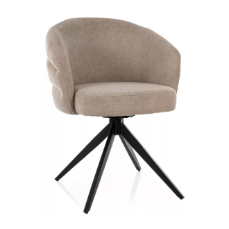 Ores forgatható étkezőszék bézs