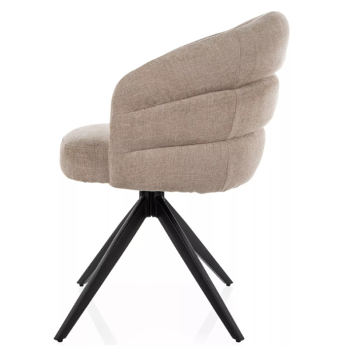 Ores forgatható étkezőszék bézs