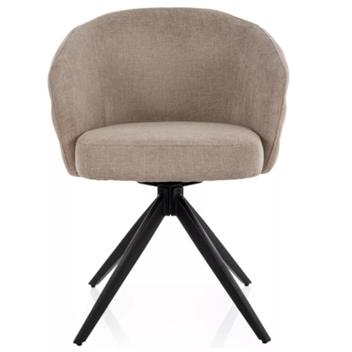 Ores forgatható étkezőszék bézs