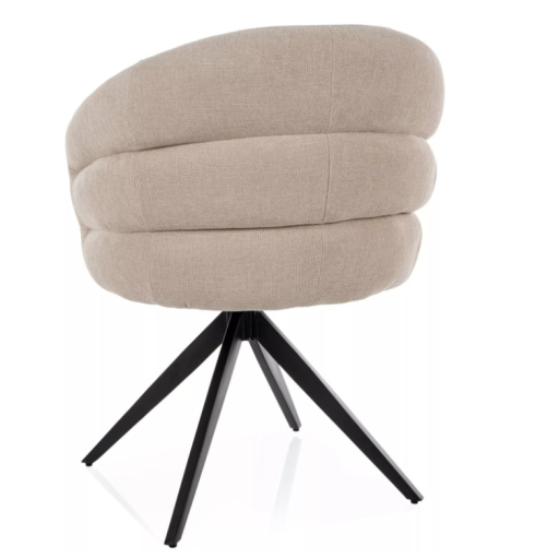 Ores forgatható étkezőszék világosbézs