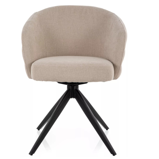 Ores forgatható étkezőszék világosbézs