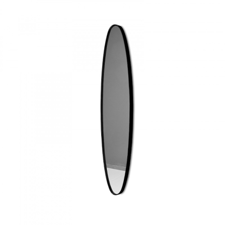 16F-572 Lia ovális tükör fekete 23x97cm