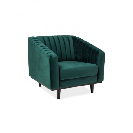 Asprey Velvet 1 fotel zöld