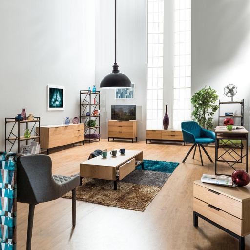 Tablo R4 140cm Könyvespolc Tölgy - Sötétbarna