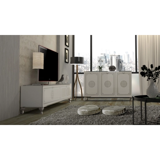 Genua Contempor TV állvány fehér 200 cm