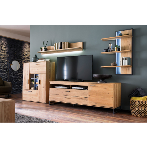 PORTLAND T20 Magas komód 3 ajtós 1 fiókos