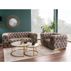 Portafino A dohányzóasztal szett fehér, arany