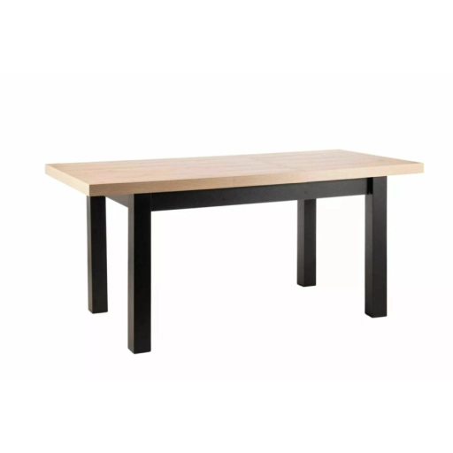 Presto bővíthető étkezőasztal tölgy/fekete 140-218cm